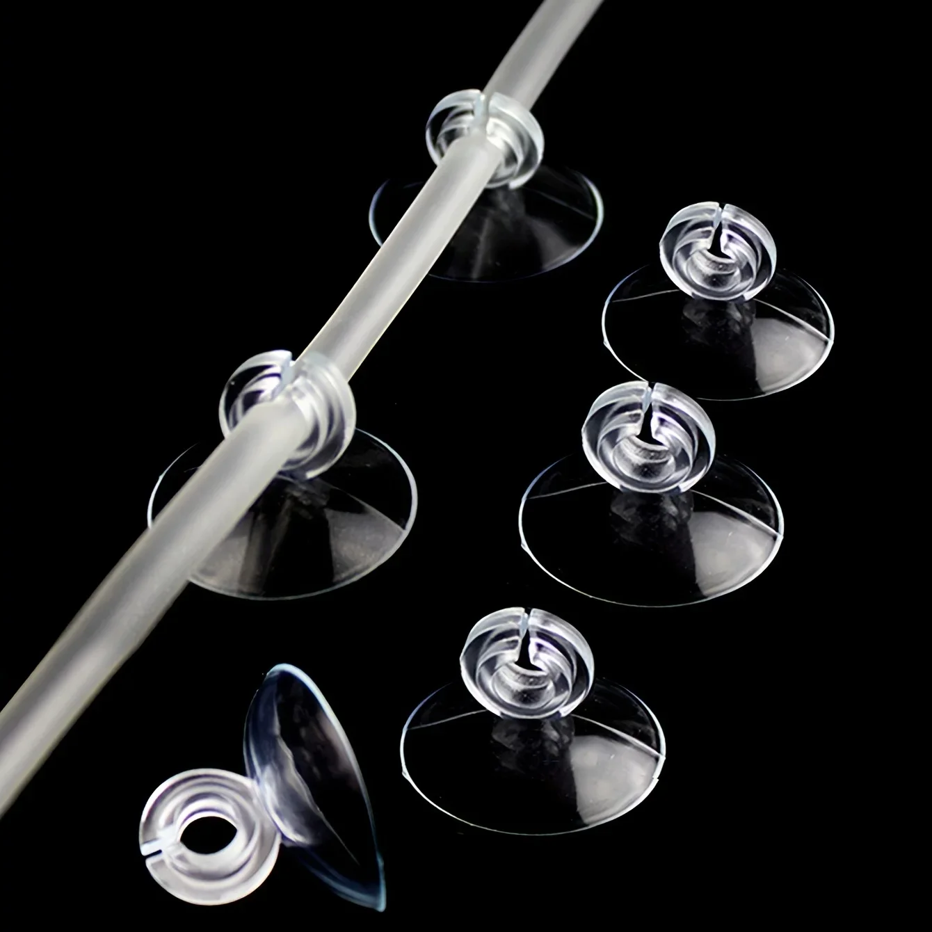 

Silicone Air Pump Cylinder Holder with Suction Cups – Secure Mount for Oxygen Pumps, Stable and Reliable Tank Attachment Pump