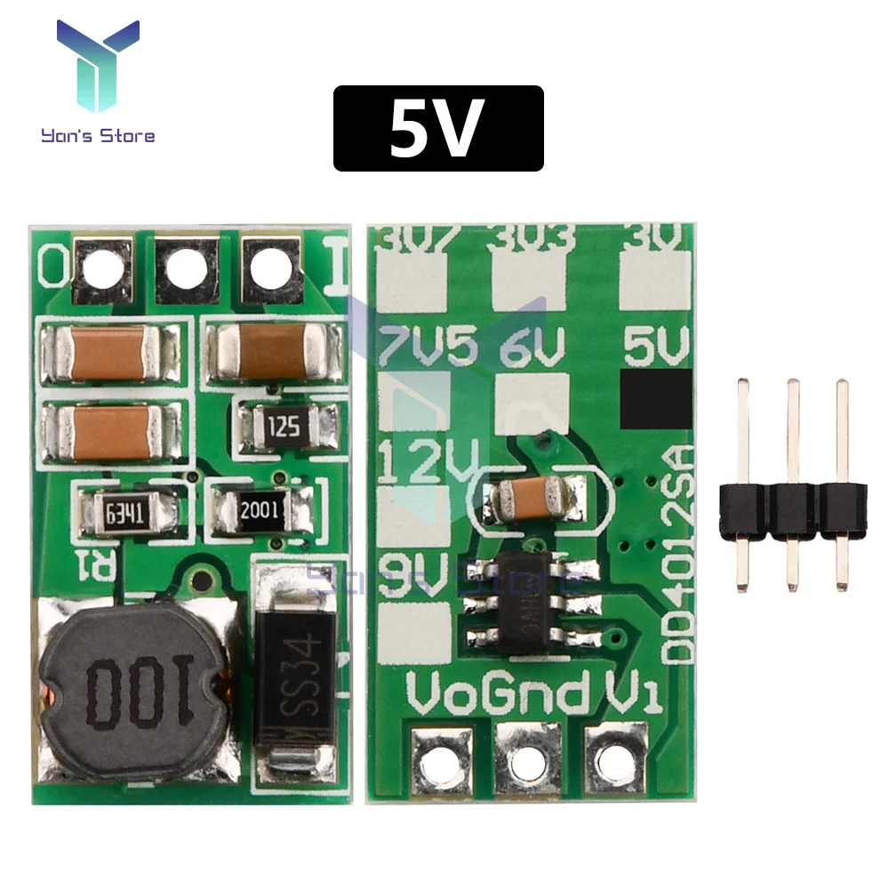 1Pcs DC-DC DC 5-40V to 3V 3.3V 5V 1A Buck Step Down Conversion Power Module Voltage Regulator Board With Row Needles