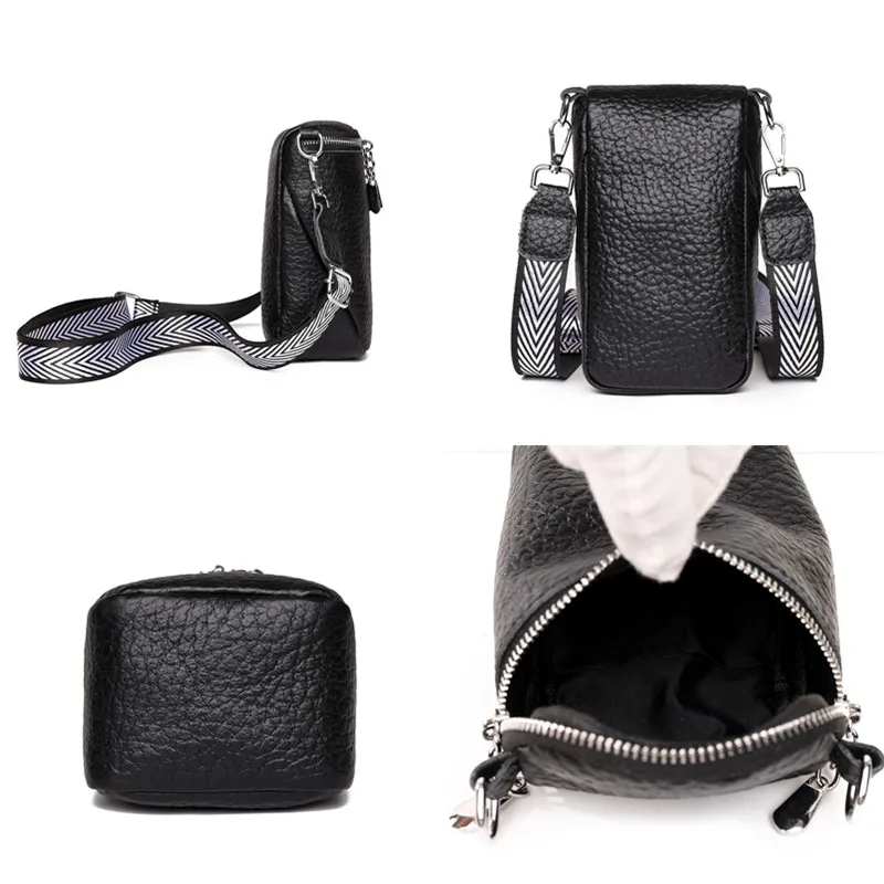 Genuine Leather Women Shoulder Bags Luxury Brands Mini Female Mobile phone bag High Quality Women Handbags Female Messenger bag