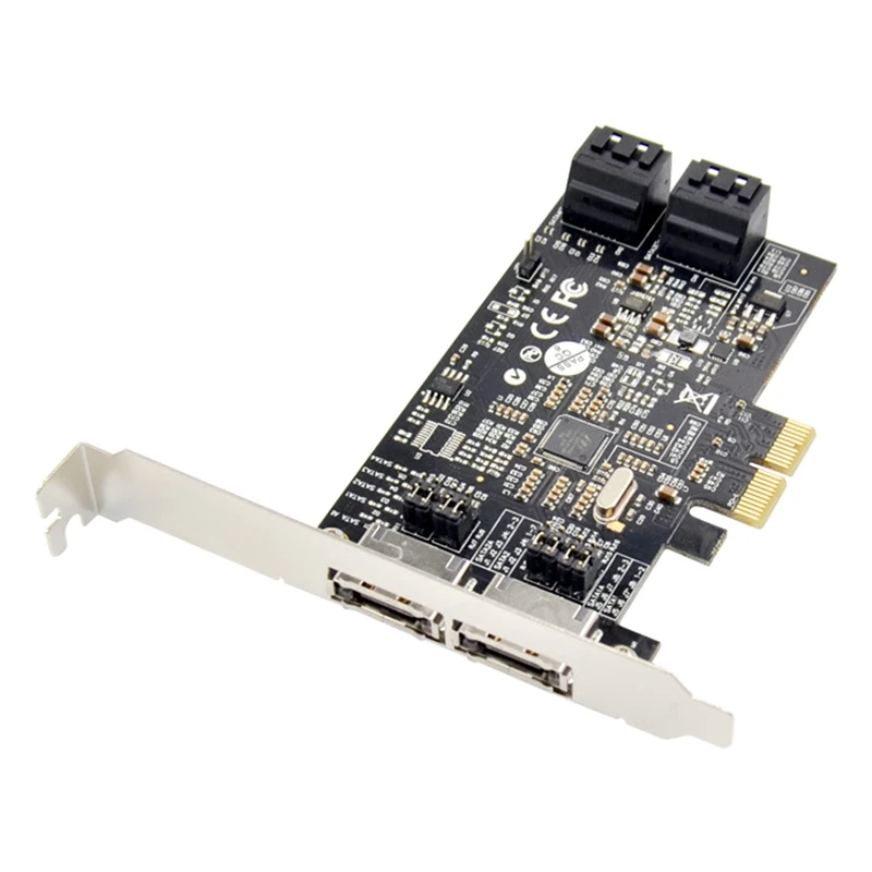 

PCIE to SATA Ⅲ Disk Array Card PCI Express 2.0X2 Bus Interface 88SE9230 Chip Expansion Card