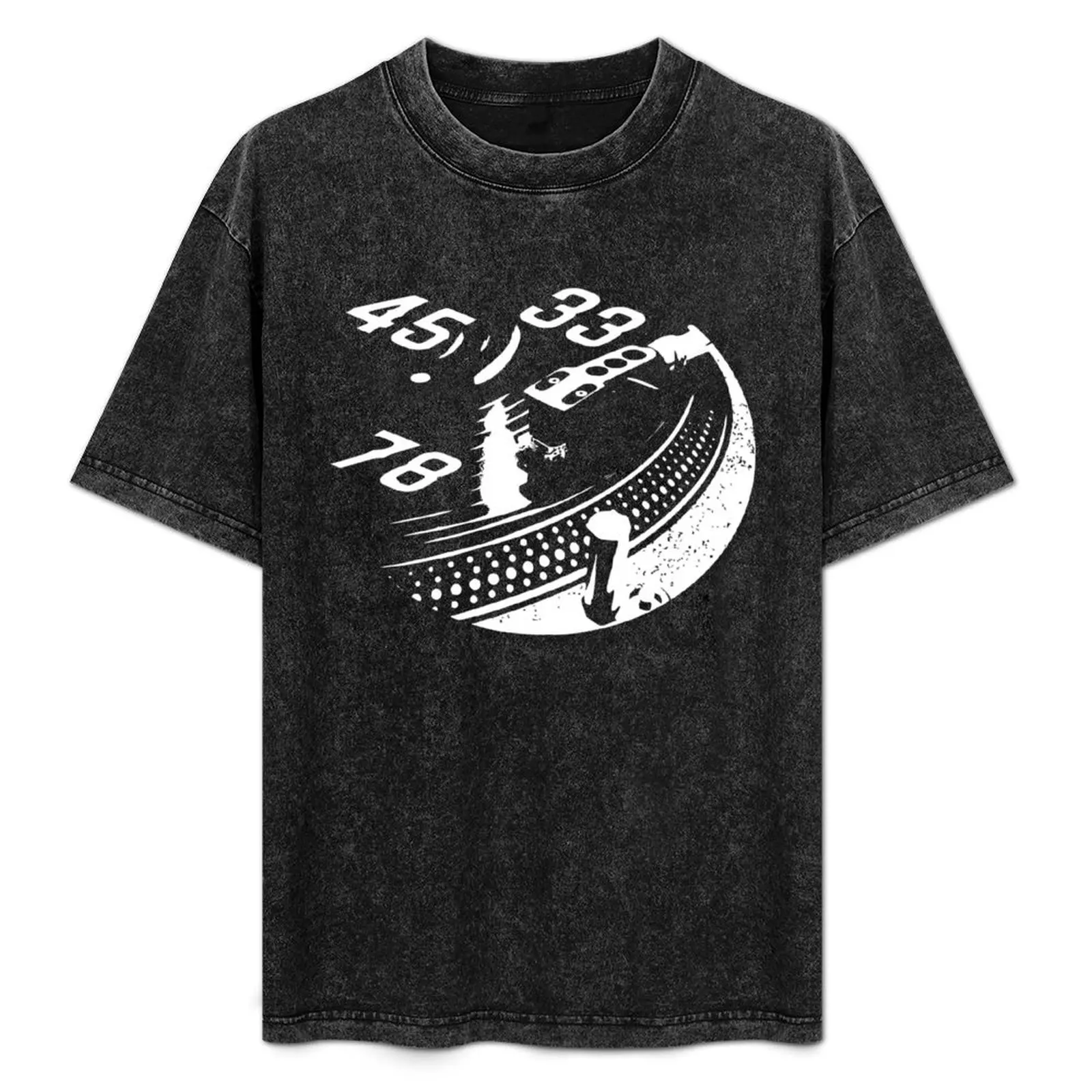 

33 45 78 RPM Record Player Turntable Vinyl Collector T-Shirt Casual Loose Fit Summer Tee Shirt