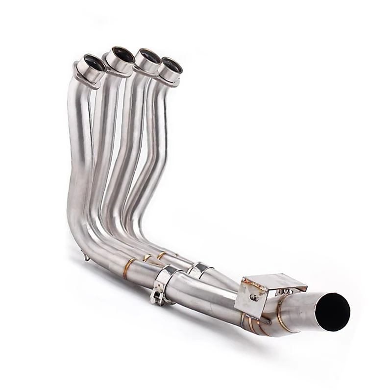 Full Exhaust Pipe System Motorcycle Muffler High Quality Middle Front Header Tube FOR YAMAHA FZS1000 FZ1 FAZER 2006-2015