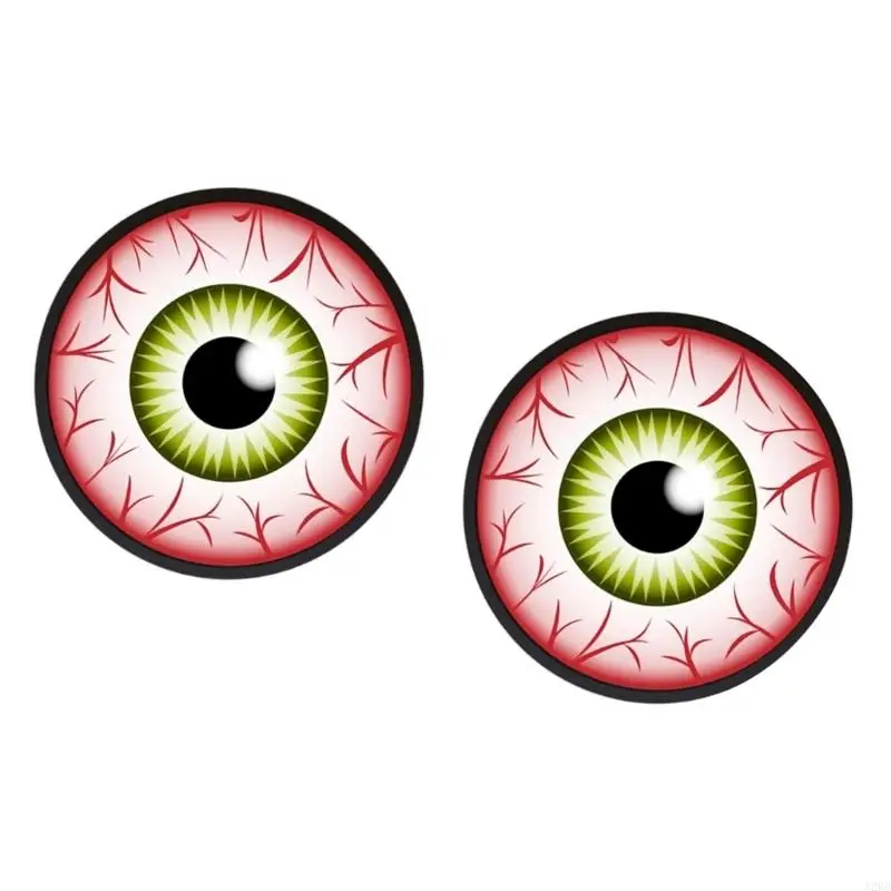 Light Up Halloween Eyeballs Decorations, Acrylic Glowing Sign for Door Displays A2BB