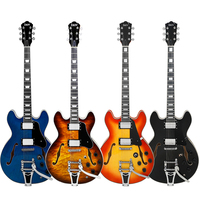 IRIN Jazz F-Hole Full Hollow Electric Guitar 6 String Available In Multiple Colors Jazz Electric Guitar