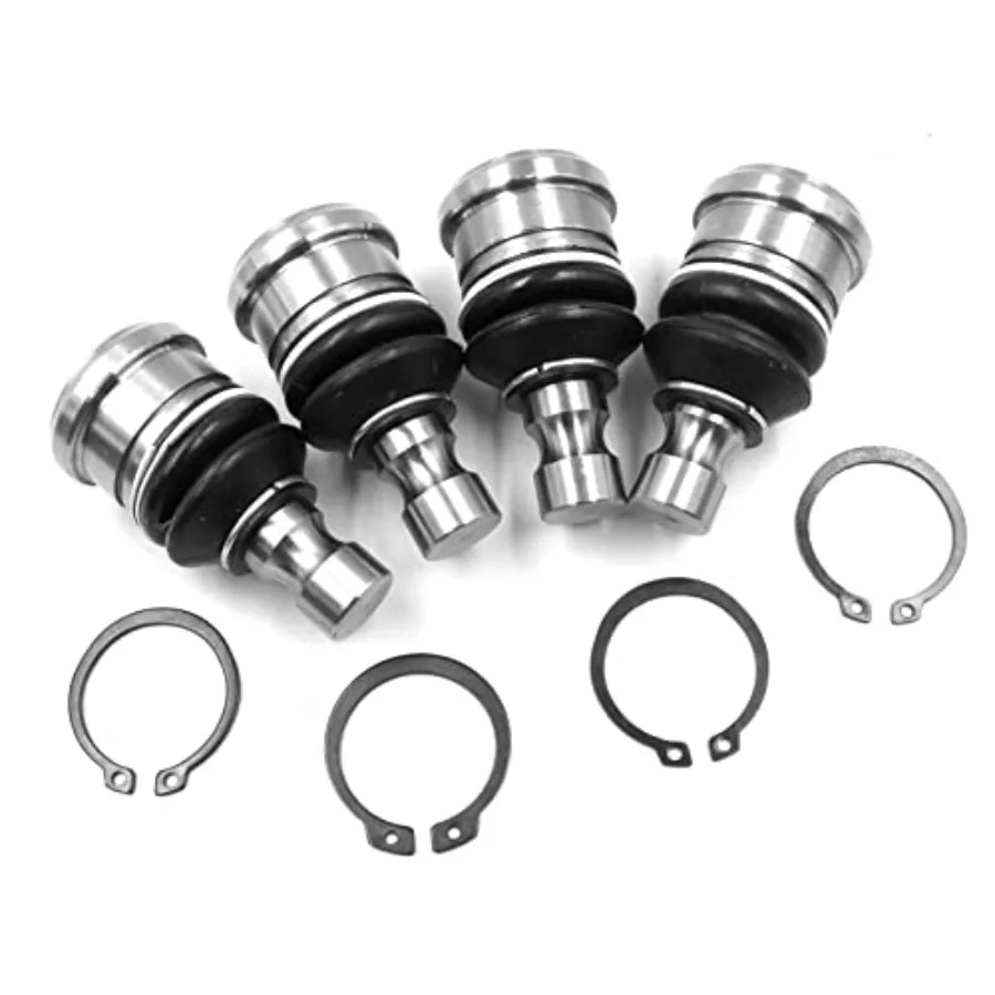 

Upper and Lower Front Ball Joint 4 Pcs Compatible with Polaris RZR 570 800 900 All Models Ranger Sportsman Scrambler Replaces #