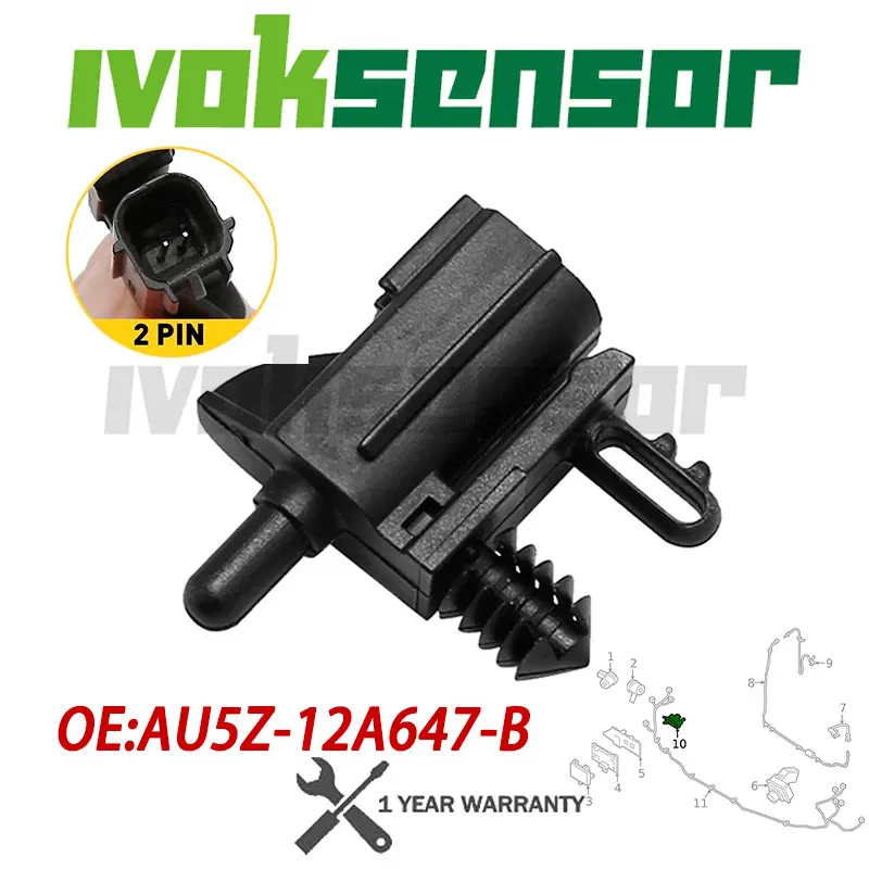 

New Air Temperature Sensor Temp Sensors DY1160 For Ford Fusion F-150 Plastic AU5T-12A647-AC AU5Z12A647B Ambient 2011-19