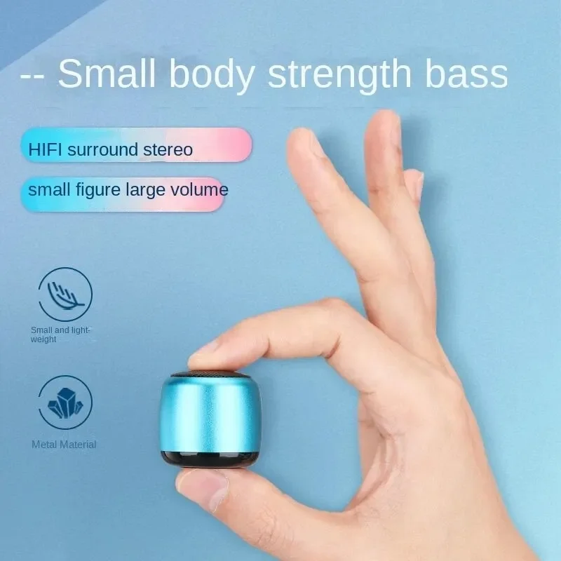 M1 Mini Wireless Bluetooth Speaker High Sound Quality Household Outdoor Loud Sound Subwoofer Small Portable Double Music Box New