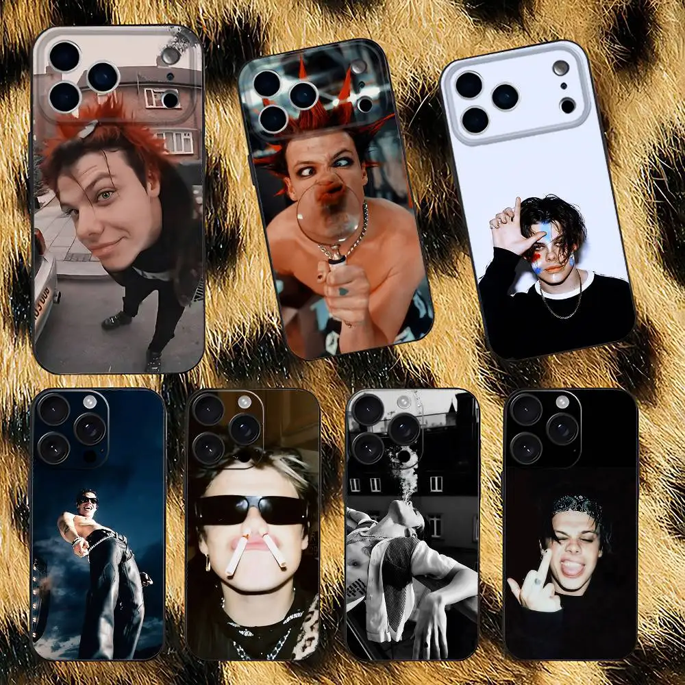 

Y-Yungblud Singer Phone Case For iPhone 17,16,15,14,13,12,11,Pro,XS,Max,XR,Plus,E,SE4,Mini Black Soft Cover