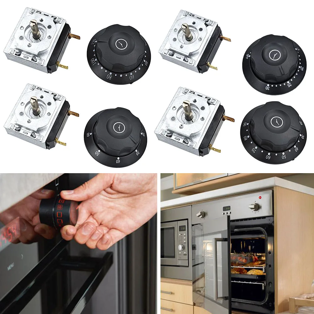 30/60/90/120 Min Electric Oven Timer Switch Microwave Oven Rice Cooker Timer Switch With Bell Kitchen Environment
