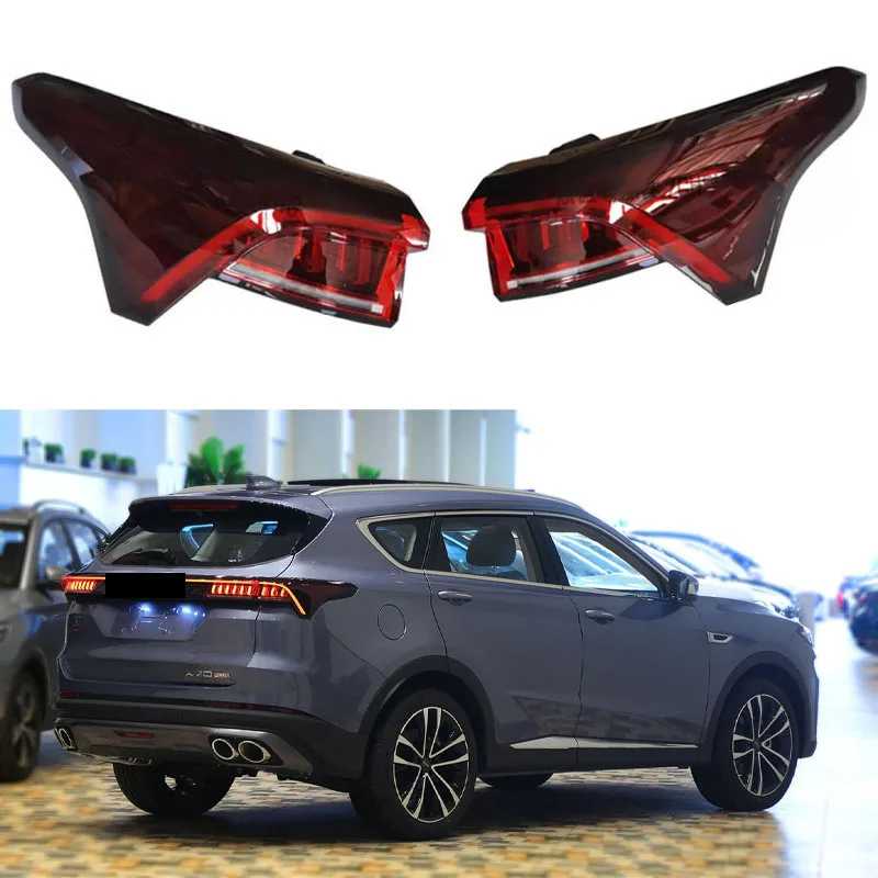 For Chery JETOUR X70Plus 2023 Rear Taillights Left and Right Car Tail Light Turn Signal Indicator Brake Stop Lamp Parking Light