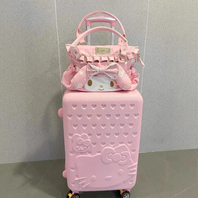 

My Melody Cartoon Cute Shoulder Bag, Hand-held Shoulder Bag, Versatile Commuting Bag, Large Capacity Tote Bag Birthday Gifts