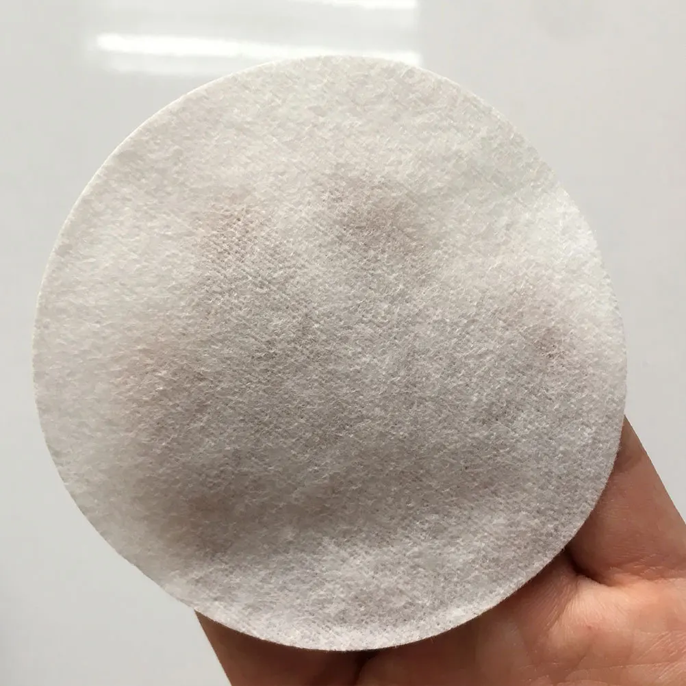 300 قطعة منصات مزيل ماكياج محبوكة 7.5 سنتيمتر الأبيض الجولة المتاح لينة جهاز العناية بالوجه أداة لمسمار الفن ماكياج إزالة الوجه #3