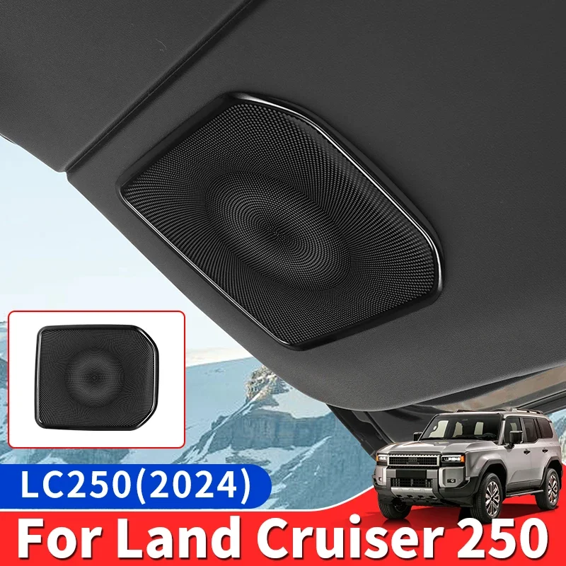 

For Toyota Land Cruiser 250 2024+ Tailgate Trunk door panel horn Decoration Cover LC250 Interior upgraded Accessories Tuning