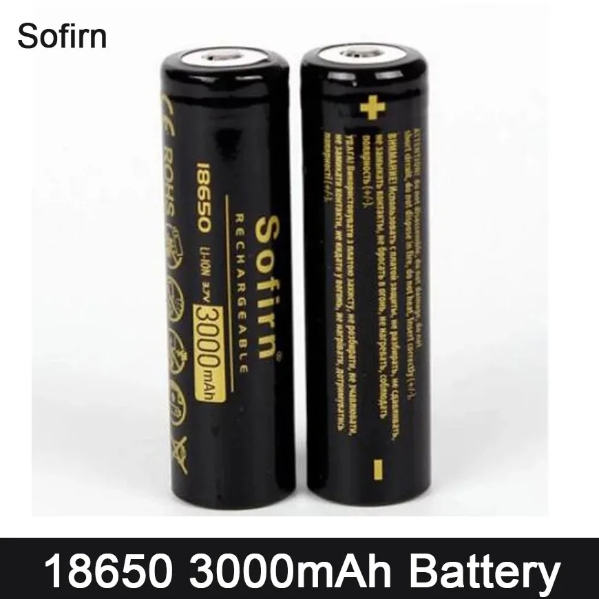 

Аккумулятор Sofirn 3000 мАч 18650 для аккумуляторов для фонариков