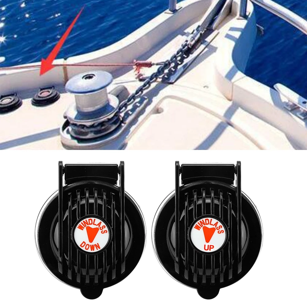 One Pair Marine Universal Windlass Foot Switch Up and Down Boat Ship Anchor Winch Switches Marine Windlass Foot Switch