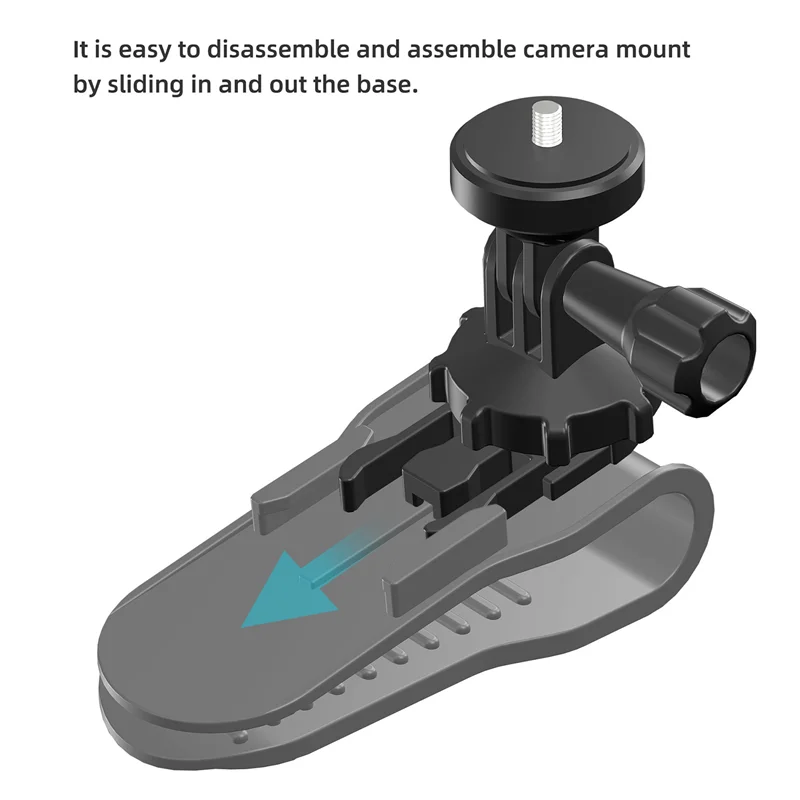 AF91-For  GO3 Car Visor Bracket 360° Rotation Sports Camera Clip Action Camera Parts Accessories