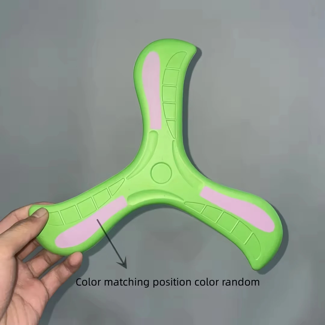 Children Soft Three-leaf Cross Boomerang Outdoor Toy Flying Disc Adult-kids Interactive Sports Toy for Puzzle Decompression Gift