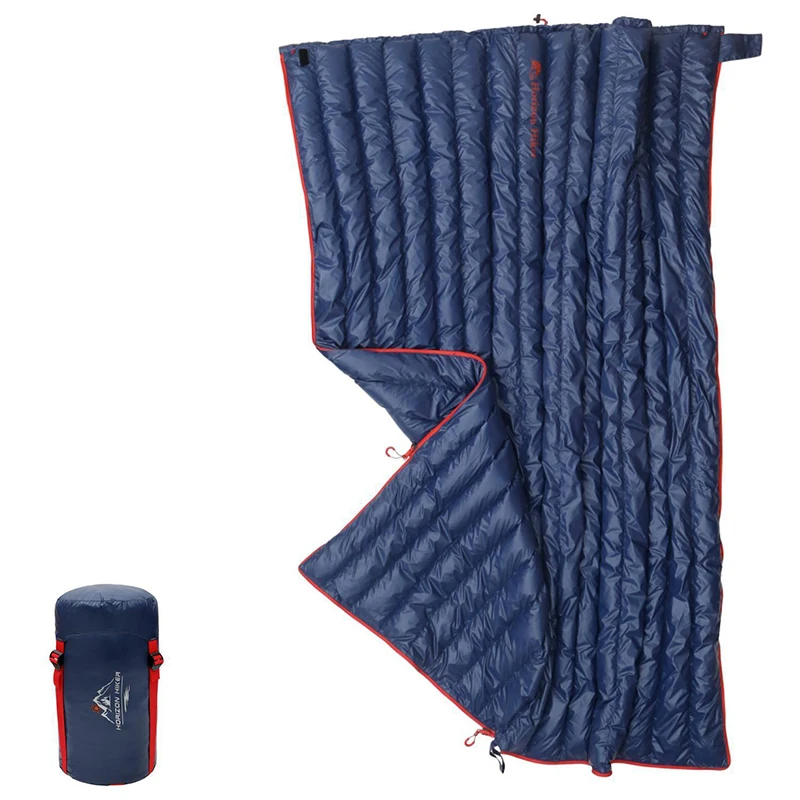 

All Weather Goose Down Sleeping Bag 20D Nylon Outdoor Compact‌ Winter Camping Gear Indoor Nap Fill Weight 280g 400g 600g
