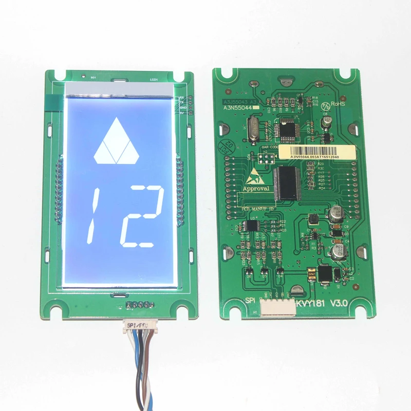 

Elevator Accessories External Call Display Board A3N55044 A3J55043 KVY181 V3.0 V2.0 Lift Parts