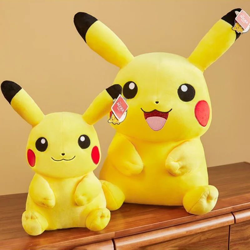 

Kawaii Pokemon Plush Doll Pikachu Cute Cartoon Stuffed Toys Comfortable Soft Anime Figure Pillow Home Decoration Gifts for Fans