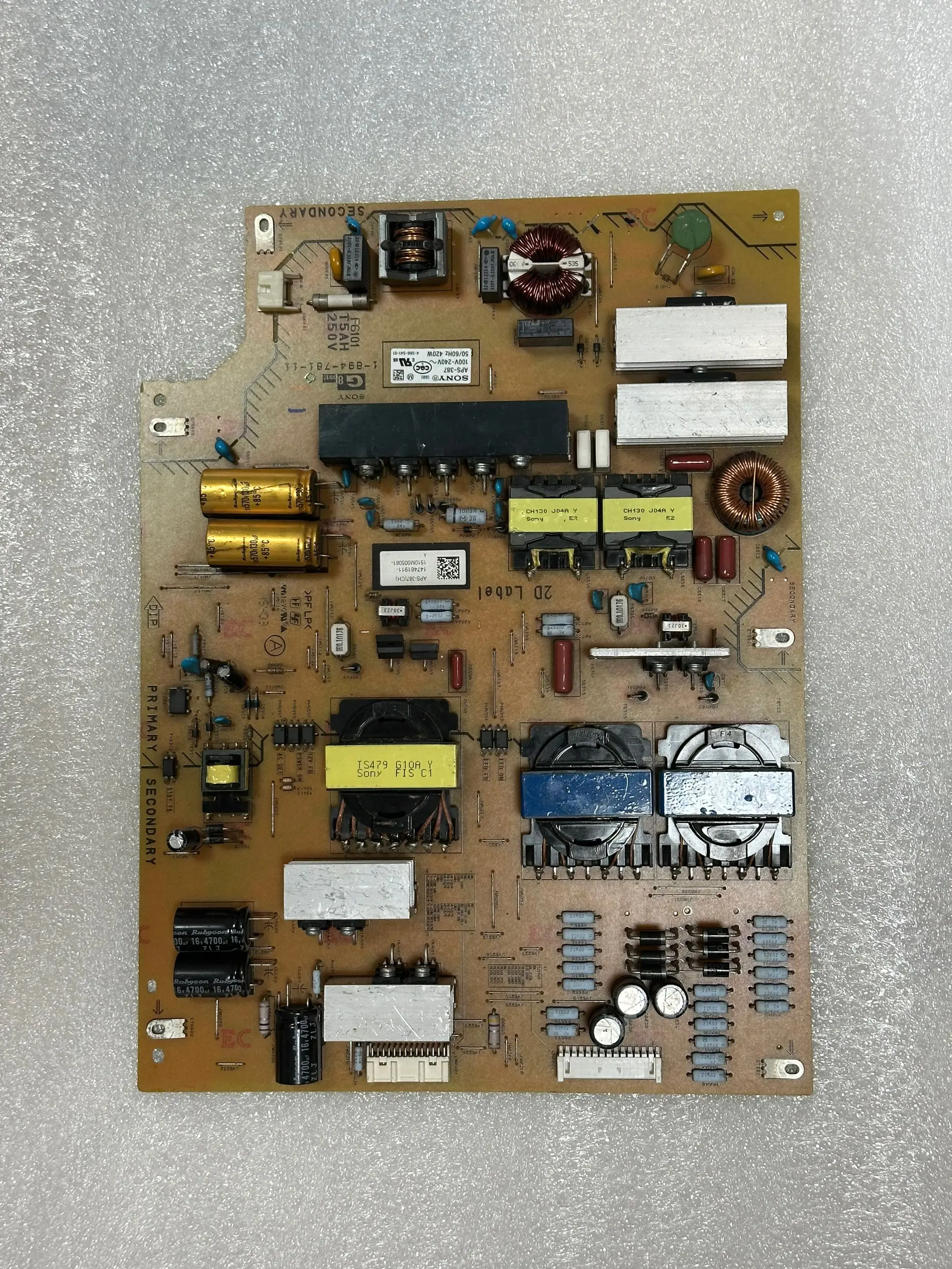 

Оригинальная плата питания KDL-65S8500C/55W950A 1-894-781-11 APS-38