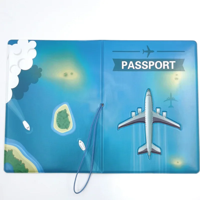 Travel Passport Cover LuggageTag for Woman Men ID Address Card Holder Portable Tourism Accessories