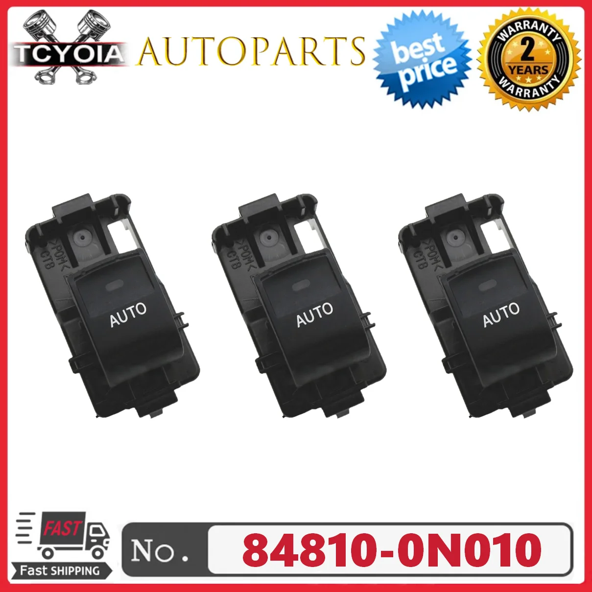 

Кнопка регулятора стеклоподъемника 84810-0N010 для Toyota Crown GRS20 2009-2014 Reiz GRX13 2010-2017