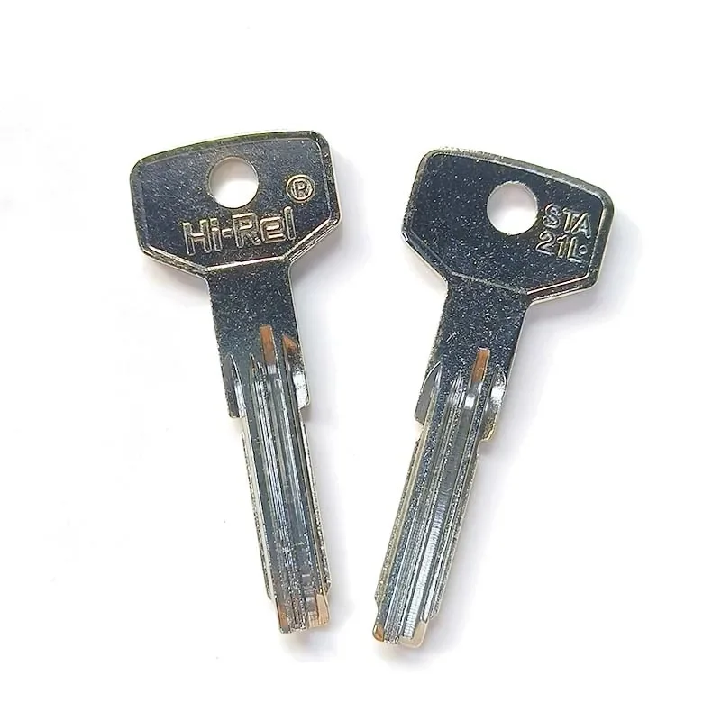 5-100 Pcs Hi-Rel STA-21L Key Blank Copper Keyway Door Lock Master Locker Locksmith Tool Uncut for Home Civil House