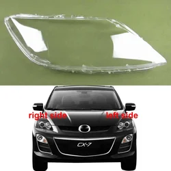 For Mazda CX-7 2008-2016 Lamp Shell Headlight Cover Lampshade Transparent Shade Mask Car Headlamp Housing Lens Plexiglass