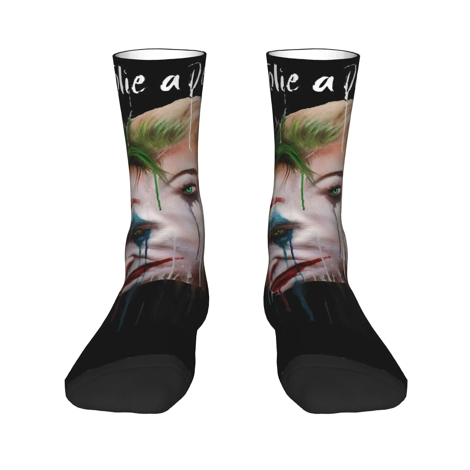 Jokers: Folie a Deux 2024 new Print Crew Socks Accessories for Daily Wear Breathable  Crew Socks