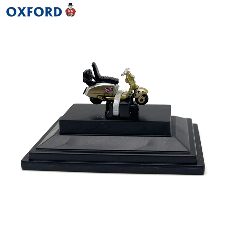 Diecast oxford escala 1:76 motocicleta britânica liga de ouro modelo de carro brinquedo colecionável presente lembrança exibição ornamento