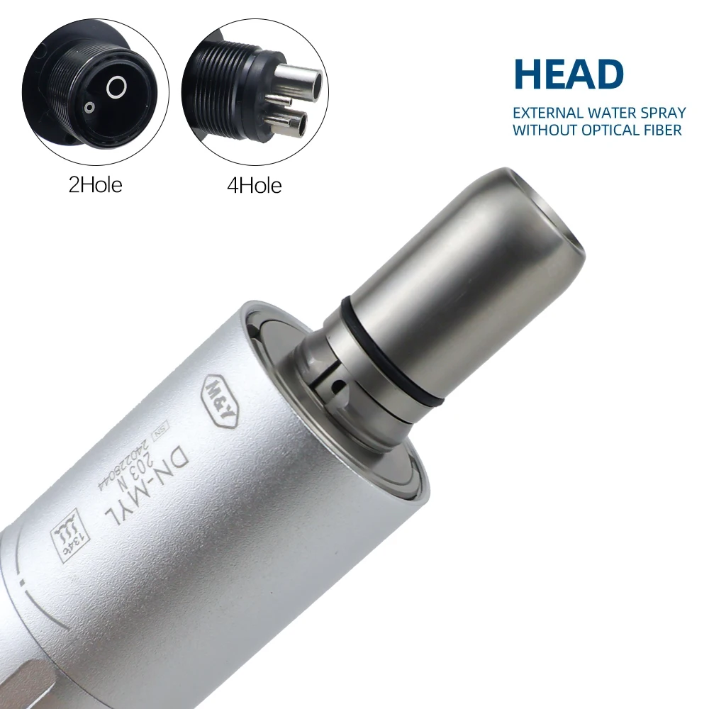 Dental Low Speed Handpiece Teeth Polishing Tool 2/4Holes Air Motor Kits Contra Angle Straight Handpiece Dentists Equipment