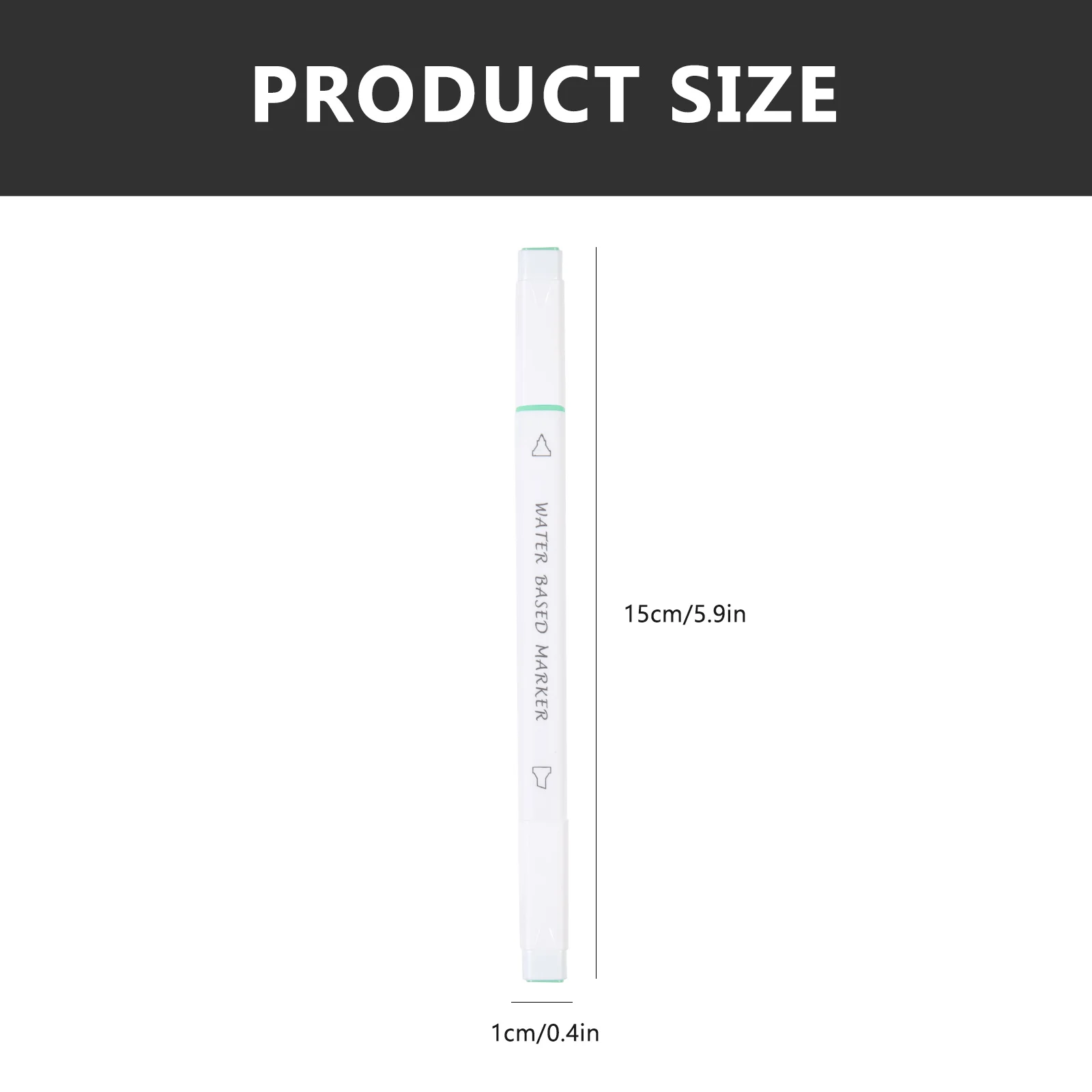 48 قطعة من أقلام الرسم الفنية ذات الطرف المزدوج أقلام الرسم المحمولة متعددة الوظائف لوازم التلوين علامات الطلاء أقلام الرسم الفنية #3