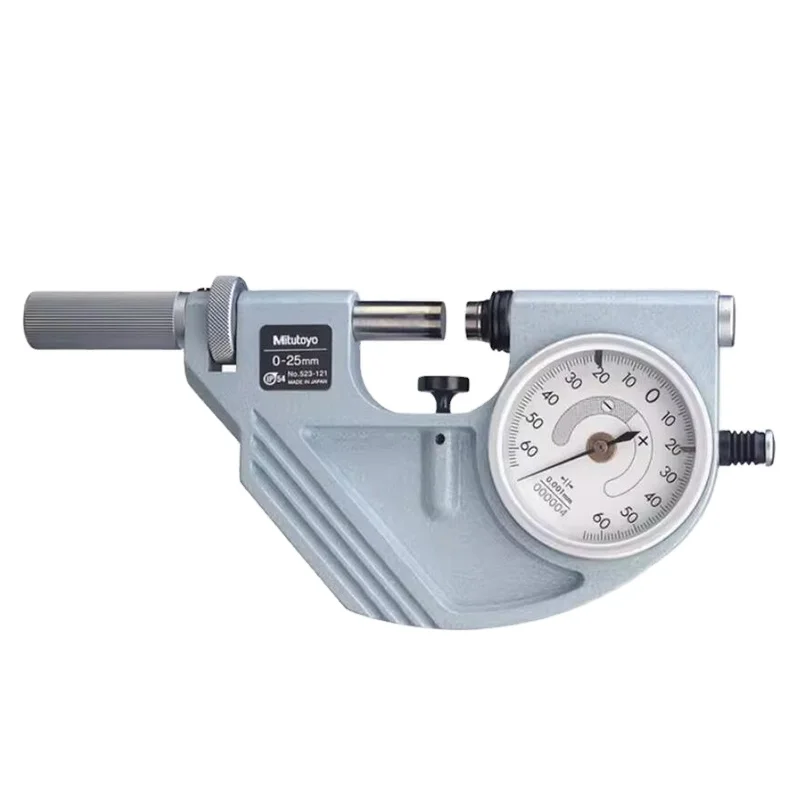 Mitutoyo 523-121 PSM-25R measuring range 0-25mm graduation 0.001mm Direct go/no-go judgment Dial Snap Micrometers