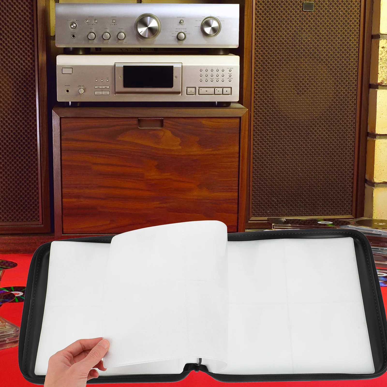 

Cd Storage Case Large Capacity Dvd Organizer Waterproof Dustproof Scratch Resistant Car Cd Case Disc Storage Bag