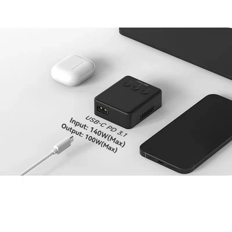 For Esther ISDT 608PD Smart Charger Dual Mode Input APP Control High Brightness IPS Screen Drone Accessories