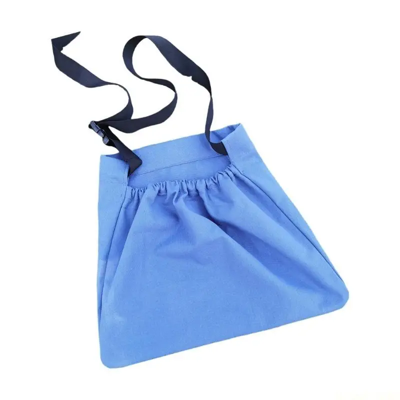 M5TC Versatiles Outdoor Harvest Bag Canvas Gathering Bag Regulable Strap Harvest Bag for Outdoor Use