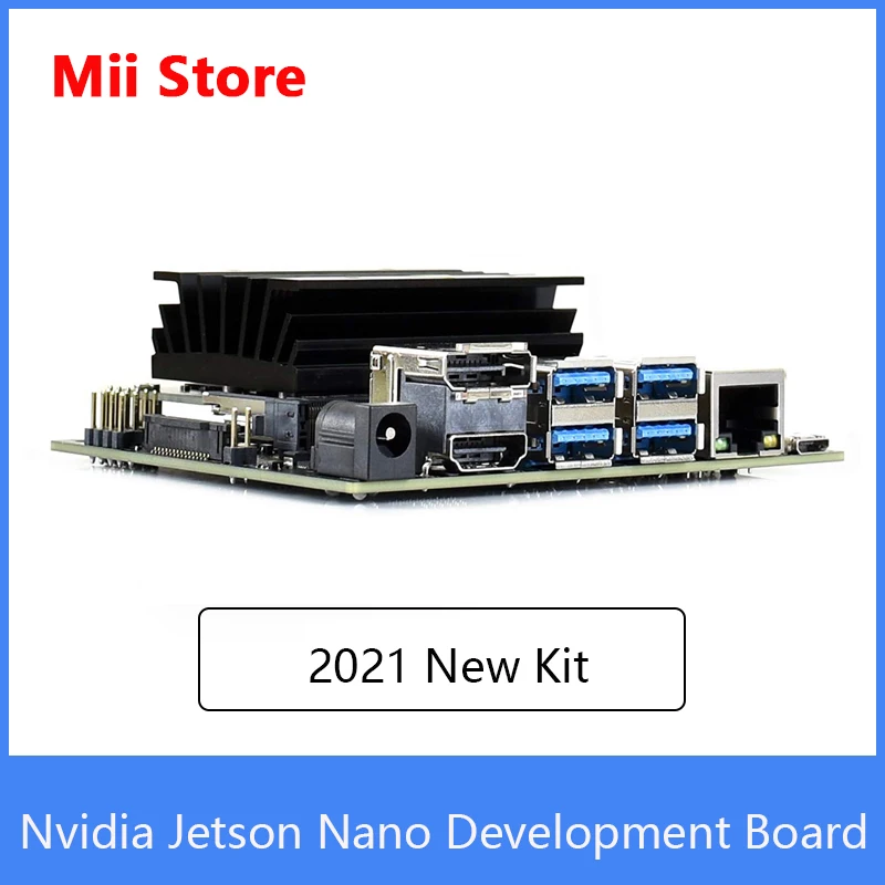 Jetson Nano-Kit de desarrollador, computadora pequeña y potente para desarrollo de IA, soporte para correr redes neuronales más allá de raspberry