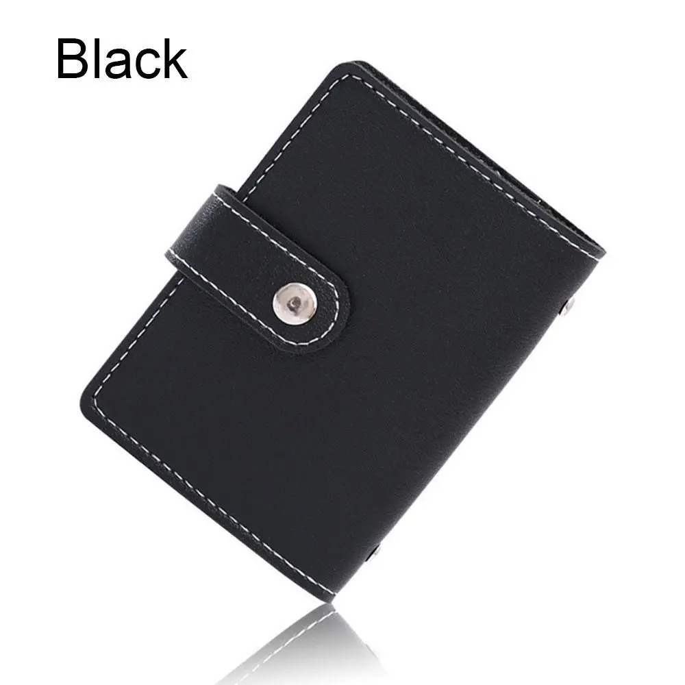 New Anti-theft ID Credit Card Holder Fashion Women\'s 26 Cards Slim PU Leather Pocket Case Purse Wallet for Women Men Female