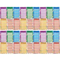 36 Sheets Budget Cards Portable Practical Cash Recording Sheets Daily Expense Tracker Home Office Supplies