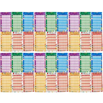 36 Sheets Budget Cards Portable Practical Cash Recording Sheets Daily Expense Tracker Home Office Supplies