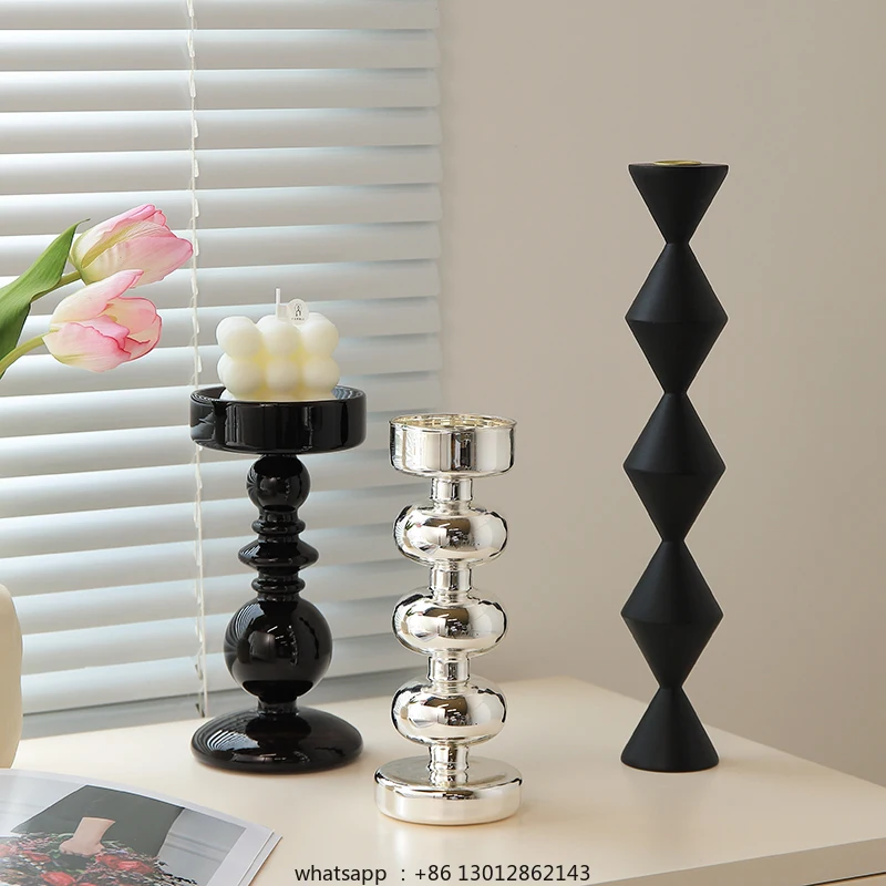 

Современный простой легкий роскошный подсвечник орнамент