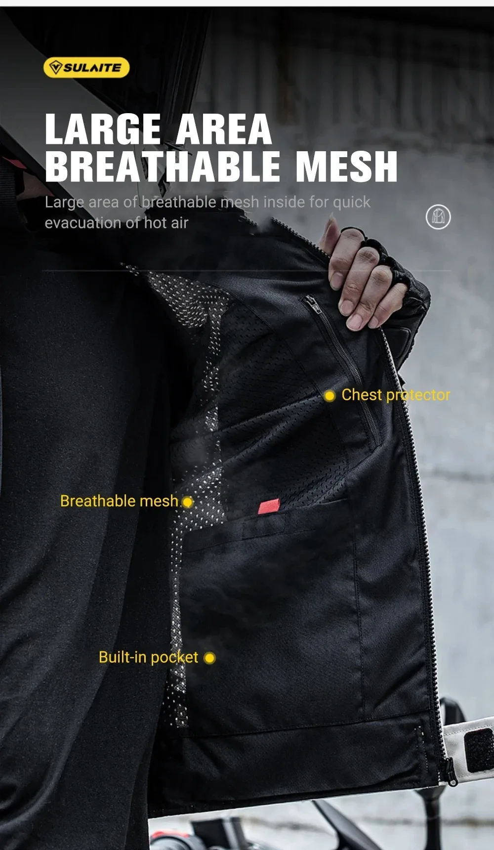 سترة صيفية شبكية للدراجات النارية للرجال سترة ركوب واقية من CE درع مضادة للسقوط وقابلة للتنفس ملابس موتو جير للطرق الوعرة