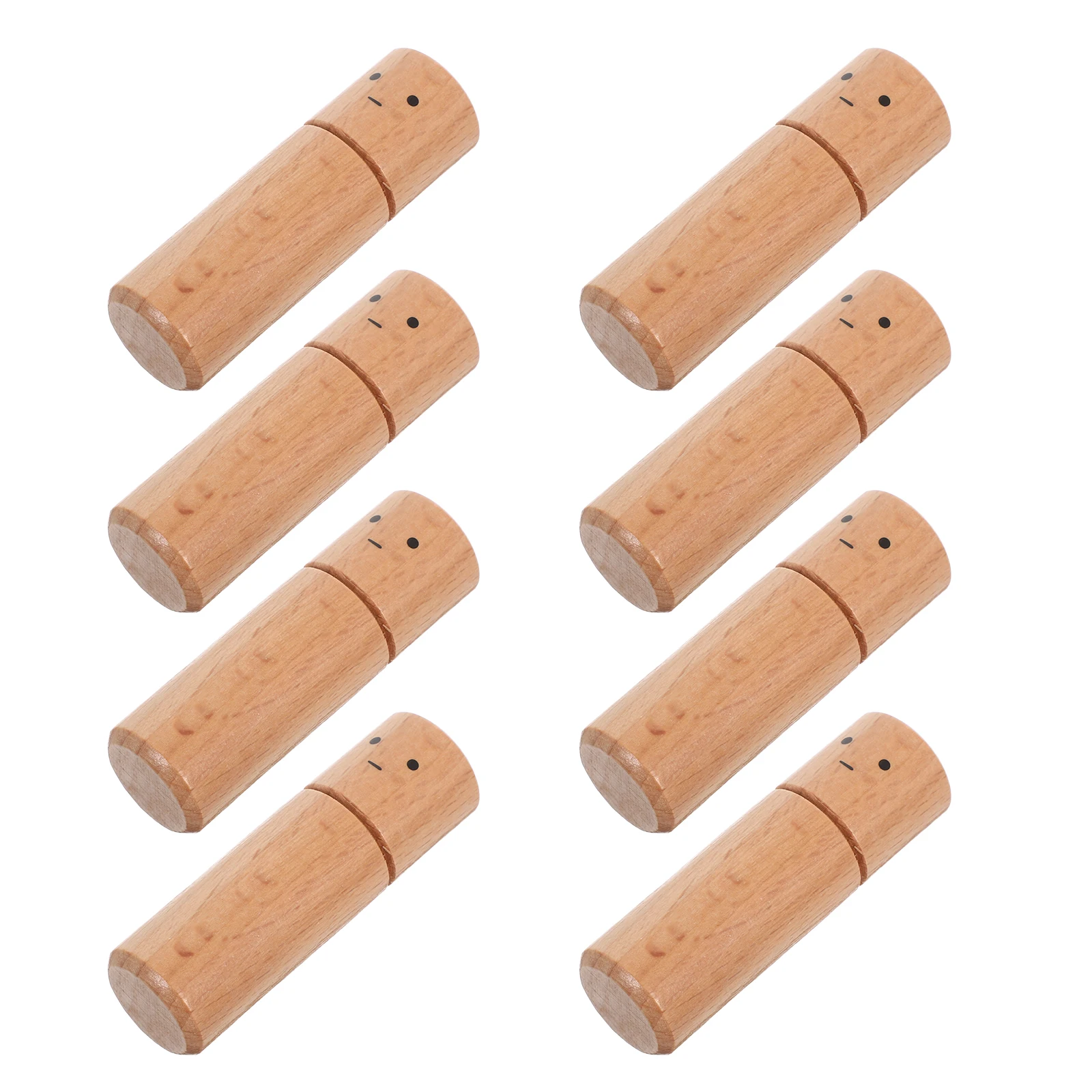 

10pcs Wooden Peg : Natural Unpainted Mini Diy Painting Crafts For Kids Adults Creative Coloring Activity Educational Home