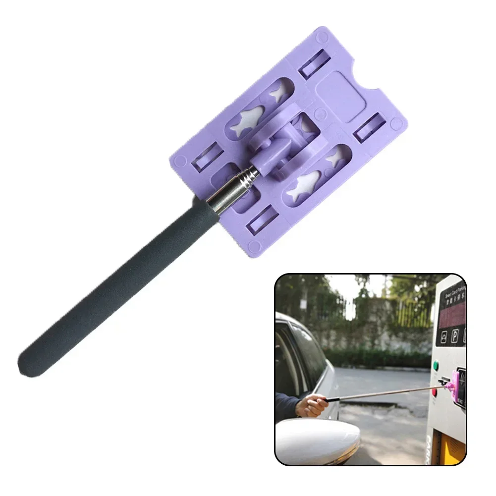 Car Toll Card Stick Hot Sale Adjustable Touch N Go Stick Holder Touch Ayment Rod Durable Telescopic Parking Toll Swiping Stick