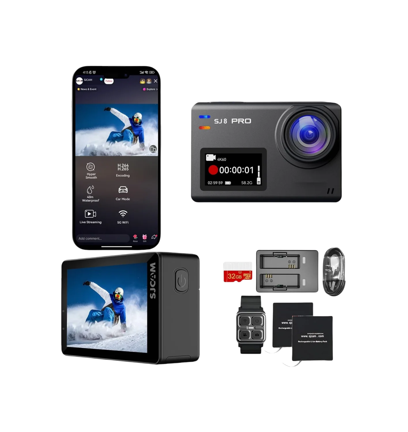 For Sjcam SJ8 Pro P… - image