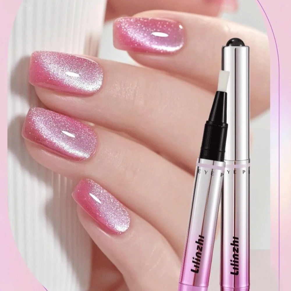 7-in-1 Cat Eye Nail Art Pen Built-in Magnet Easy To Use DIY Nail Art Pen Multi-functional Time Saving Gel Polish Pen