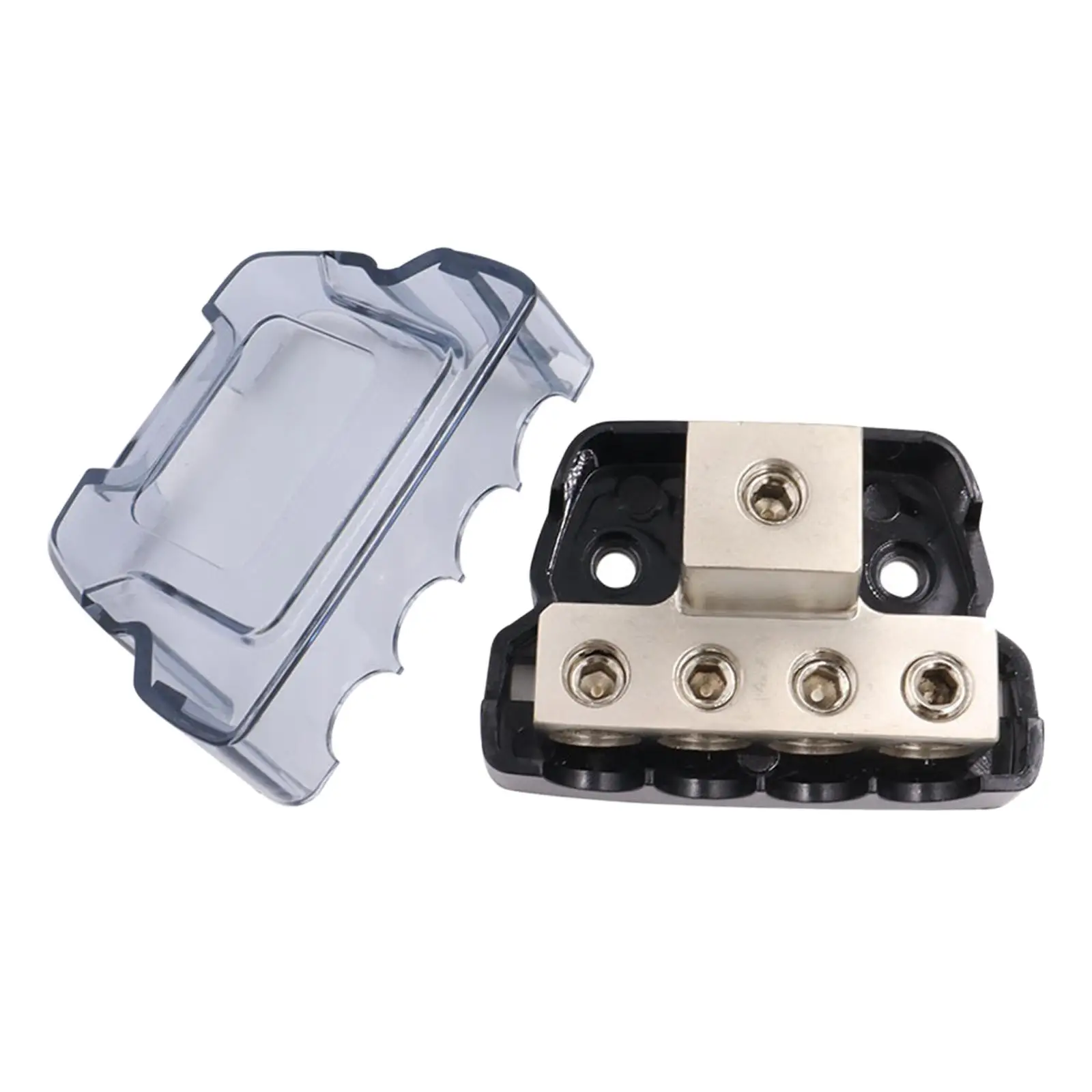 4 Gauge Car Audio Power Splitter Block Junction Kit High Performance for Automobile Stereo Amplifier RV Boat System
