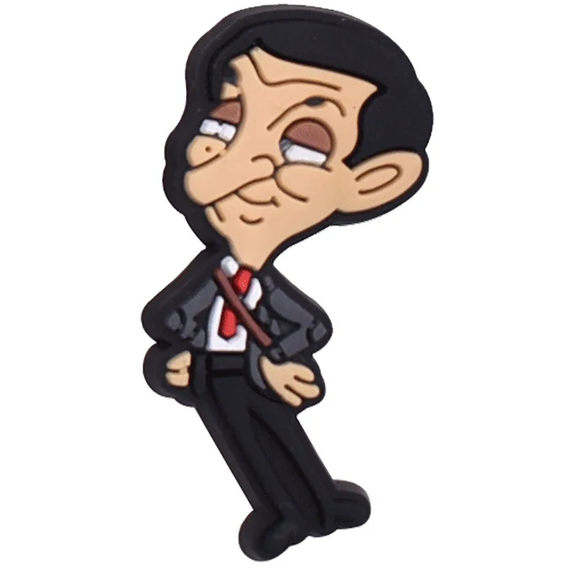 9/50 Stück Mr. Bean Schuh-Charms, Cartoon-Schuhaccessoires, passend für Clogs, Sandalen, Gartenschuhe, Dekorationen, Schnallen für Kinder, Geschenke – Detail 9