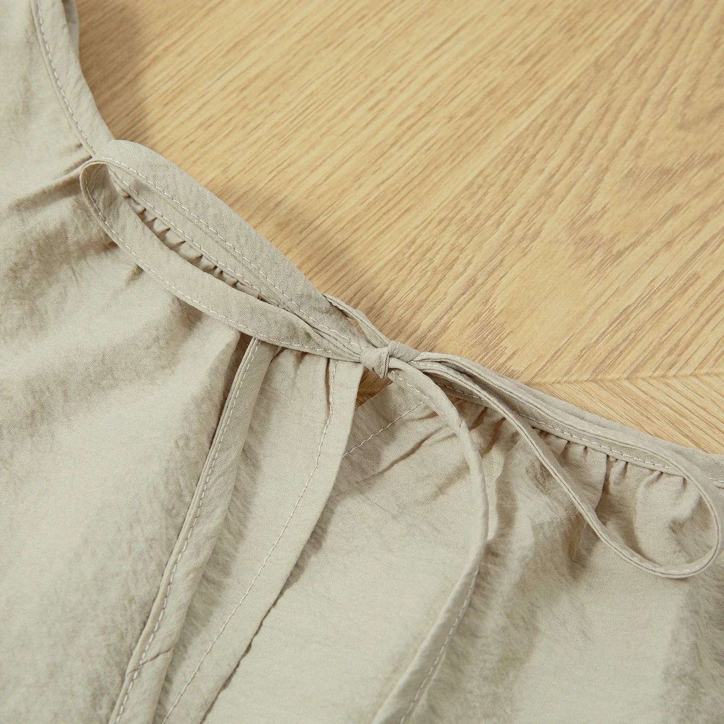 Winsleter-Damska Sukienka Elegancka, 76% Jedwab, 24% Nylon, Dekolt Okrągły, Bez Rękawów, Jednolita, Prosta Sukienka typu Vest, Casual, Lato 2025 D56675CC